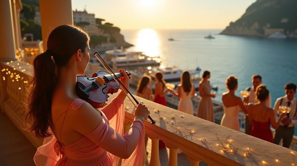 Choisir un violoniste pour un cocktail de mariage à Monaco