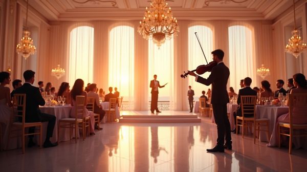 Choisir un violoniste pour un cocktail de mariage à Monaco