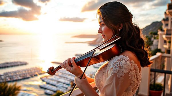 Les meilleurs violonistes pour animer votre cocktail de mariage à Monaco