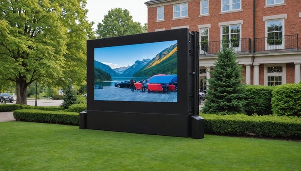 Écran d'extérieur : guide pour un affichage dynamique efficace